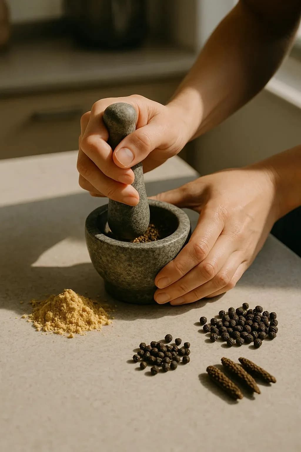 Traditional Ayurvedic herbal medicine preparation at Rahath Ayurvedic Mannarkkad | മണ്ണാർക്കാട്ടെ പരമ്പരാഗത ആയുർവേദ മരുന്ന് തയ്യാറെടുപ്പ്